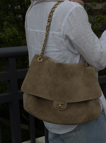 Borsa tracolla grande beige - borsa, a