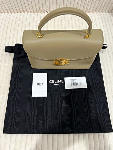 Celine triomphe taupe piccola - triomphe,